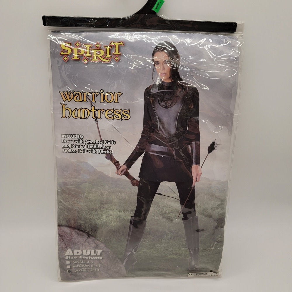 Spirit Halloween Black Warrior Huntress Women's Costume Adult Large